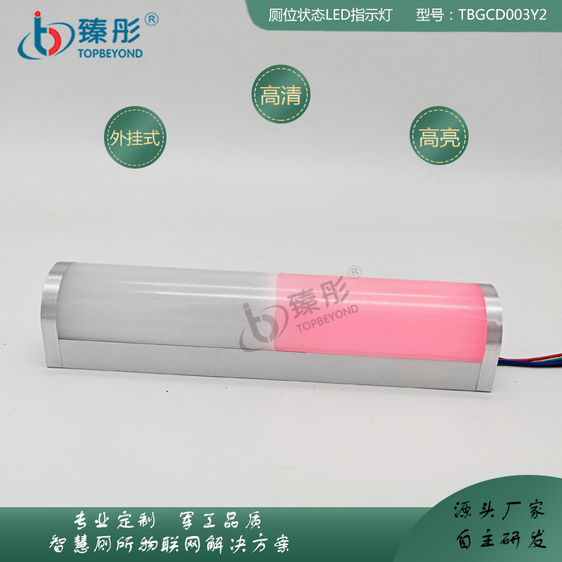 智慧廁所有人無(wú)人顯示屏 有人無(wú)人指示燈（圓形雙色分體）